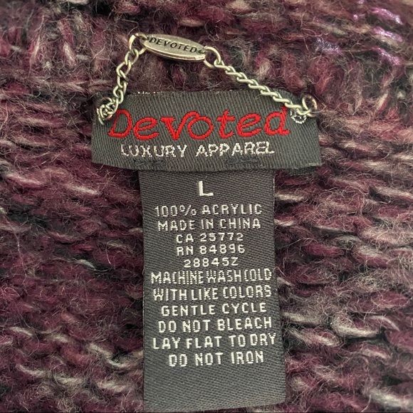 Super Soft Purple Sweater - Picture 4 of 4